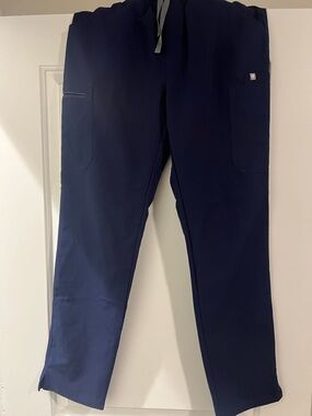 Navy women’s figs scrub pant.